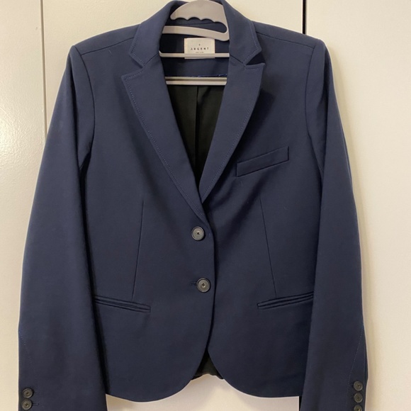 COPY - Argent Navy Tailored Trousers - Picture 3 of 4